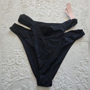 Victoria's Secret Black Bikini Bottom Size Medium Newww